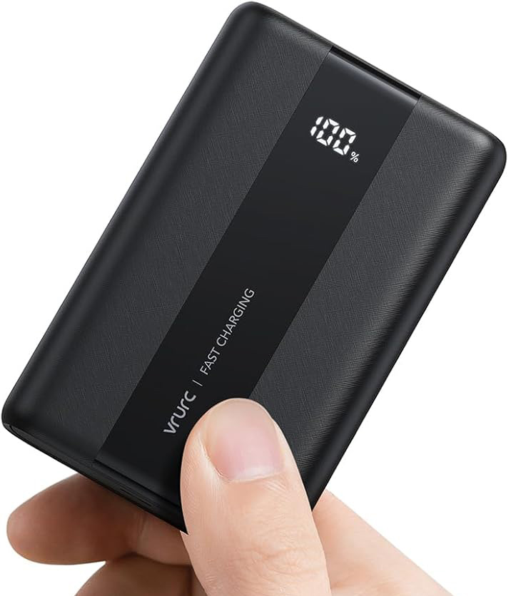 VRURC Power Bank 20000mAh – 22.5W Ricarica Rapida